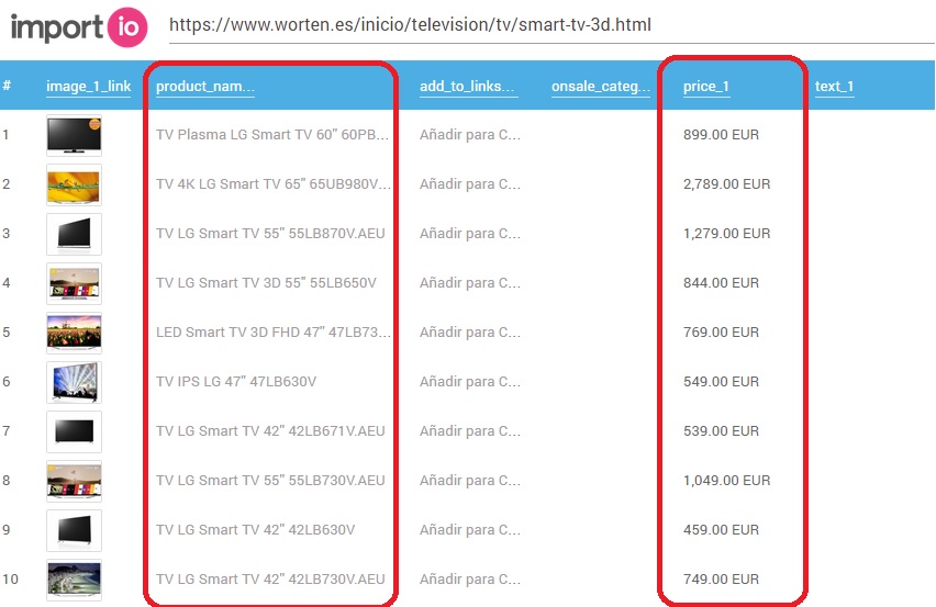 web scraping - Extraccion web 3